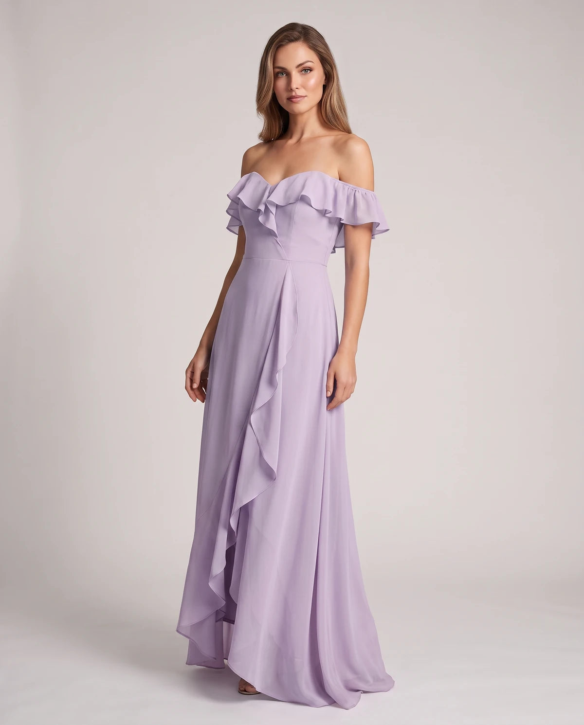 Eolienne Maxi Dresses — Lavender