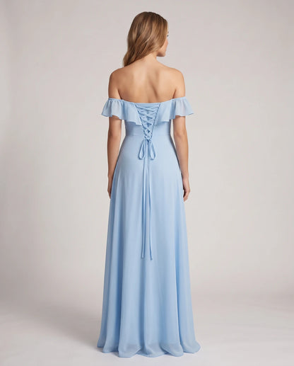 Eolienne Maxi Dresses — Sky Blue | SKU: RB-637be4-skyblue-2,RB-637be4-skyblue-4,RB-637be4-skyblue-6,RB-637be4-skyblue-8,RB-637be4-skyblue-10,RB-637be4-skyblue-12,RB-637be4-skyblue-14,RB-637be4-skyblue-16,RB-637be4-skyblue-16W,RB-637be4-skyblue-18W,RB-637be4-skyblue-20W,RB-637be4-skyblue-22W