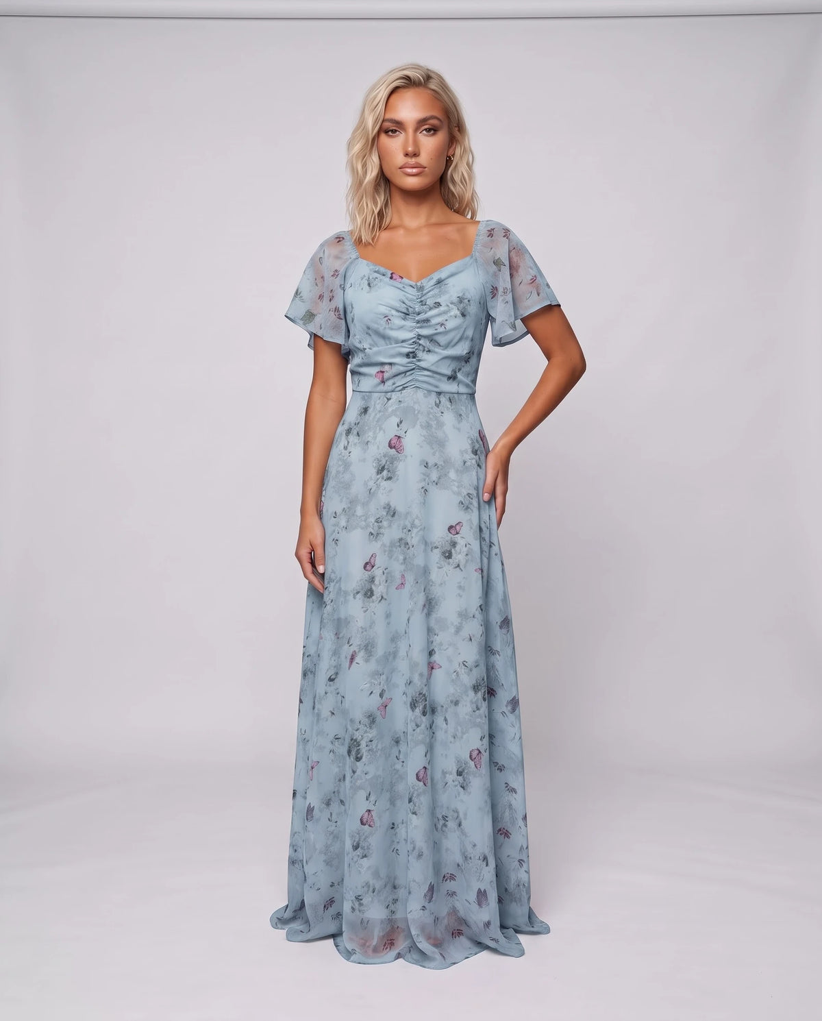 Estelline Maxi Dresses — Blue | SKU: RB-0791ae-blue-XS,RB-0791ae-blue-S,RB-0791ae-blue-M,RB-0791ae-blue-L,RB-0791ae-blue-XL,RB-0791ae-blue-2XL