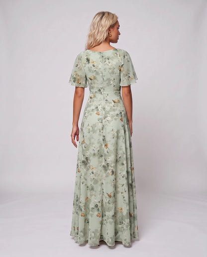 Estelline Maxi Dresses — Green | SKU: RB-0791ae-green-XS,RB-0791ae-green-S,RB-0791ae-green-M,RB-0791ae-green-L,RB-0791ae-green-XL,RB-0791ae-green-2XL