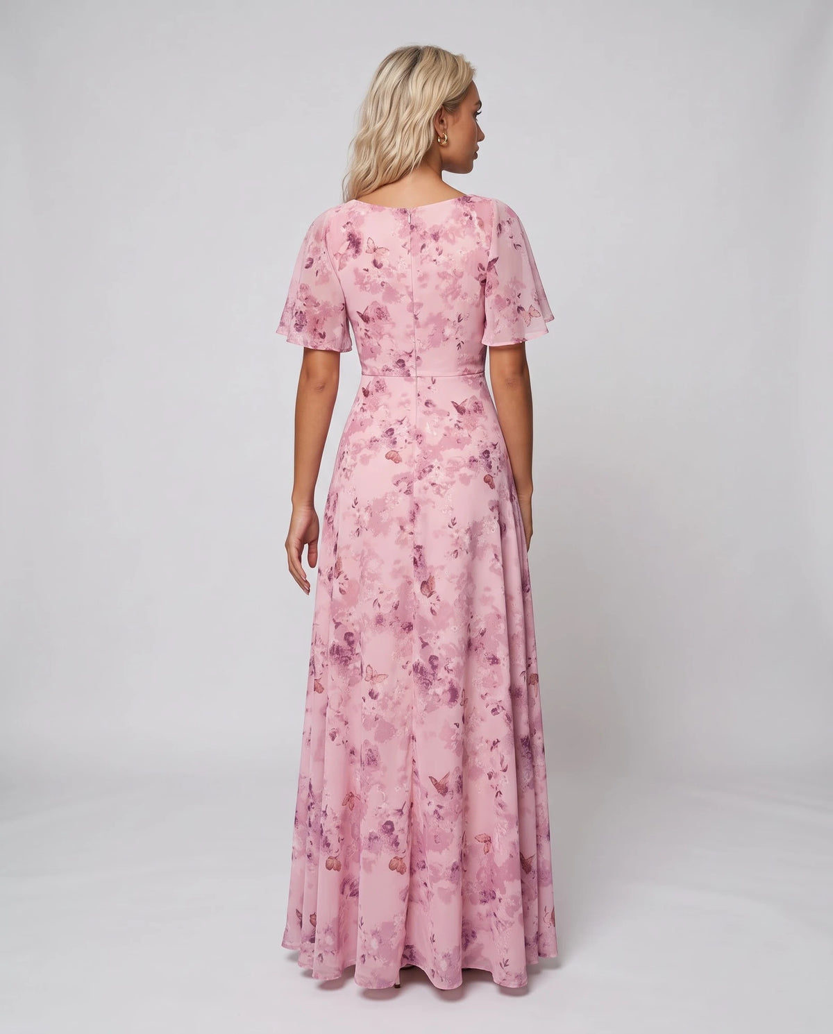Estelline Maxi Dresses — Pink | SKU: RB-0791ae-pink-XS,RB-0791ae-pink-S,RB-0791ae-pink-M,RB-0791ae-pink-L,RB-0791ae-pink-XL,RB-0791ae-pink-2XL