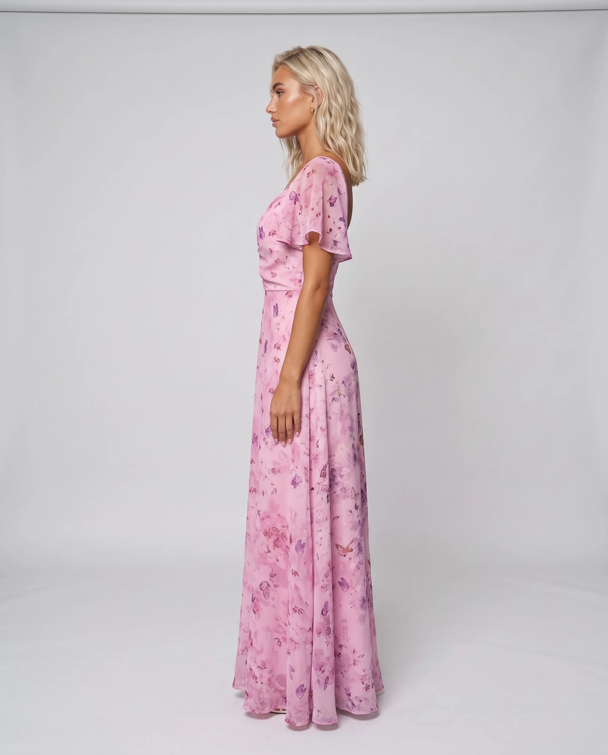 Estelline Maxi Dresses — Pink | SKU: RB-0791ae-pink-XS,RB-0791ae-pink-S,RB-0791ae-pink-M,RB-0791ae-pink-L,RB-0791ae-pink-XL,RB-0791ae-pink-2XL