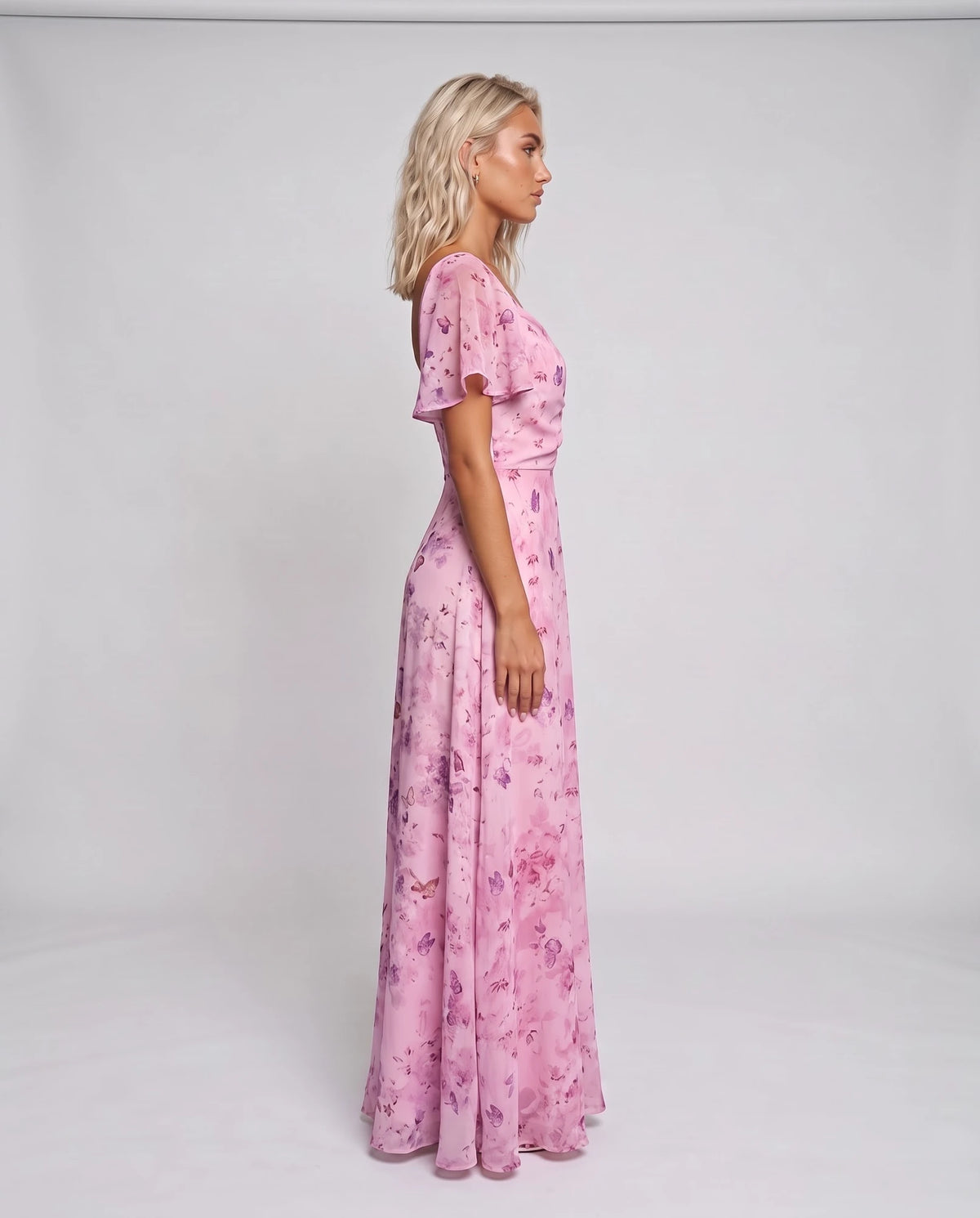 Estelline Maxi Dresses — Pink | SKU: RB-0791ae-pink-XS,RB-0791ae-pink-S,RB-0791ae-pink-M,RB-0791ae-pink-L,RB-0791ae-pink-XL,RB-0791ae-pink-2XL