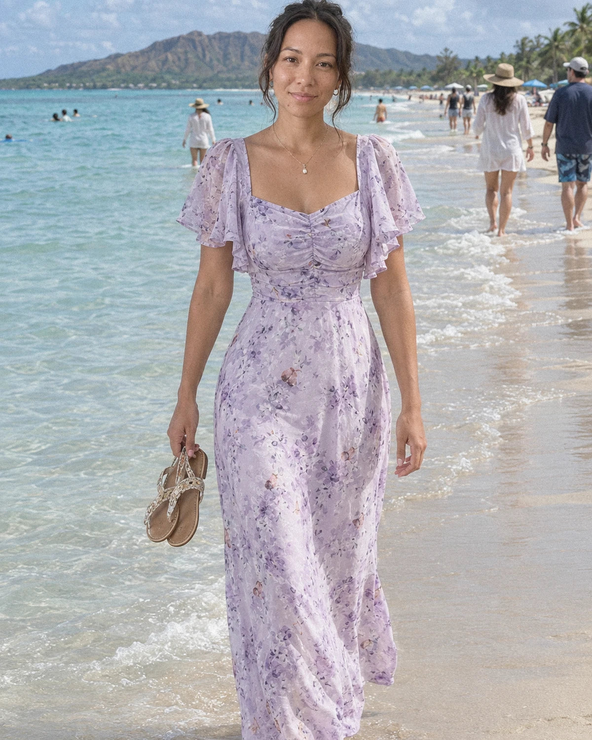 Estelline Maxi Dresses — Purple | SKU: RB-0791ae-purple-XS,RB-0791ae-purple-S,RB-0791ae-purple-M,RB-0791ae-purple-L,RB-0791ae-purple-XL,RB-0791ae-purple-2XL