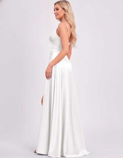 Etoile Maxi Dresses — White | SKU: RB-21b373-white-2,RB-21b373-white-4,RB-21b373-white-6,RB-21b373-white-8,RB-21b373-white-10,RB-21b373-white-12,RB-21b373-white-14,RB-21b373-white-16,RB-21b373-white-16W,RB-21b373-white-18W,RB-21b373-white-20W,RB-21b373-white-22W
