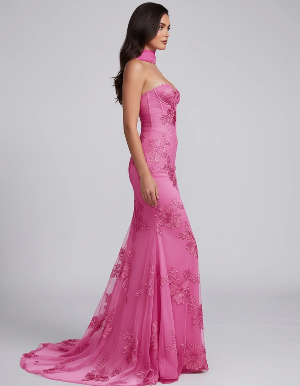 Eulalie Maxi Dresses — Hot Pink | SKU: RB-cd0769-hotpink-2,RB-cd0769-hotpink-4,RB-cd0769-hotpink-6,RB-cd0769-hotpink-8,RB-cd0769-hotpink-10,RB-cd0769-hotpink-12,RB-cd0769-hotpink-14,RB-cd0769-hotpink-16,RB-cd0769-hotpink-16W,RB-cd0769-hotpink-18W,RB-cd0769-hotpink-20W,RB-cd0769-hotpink-22W