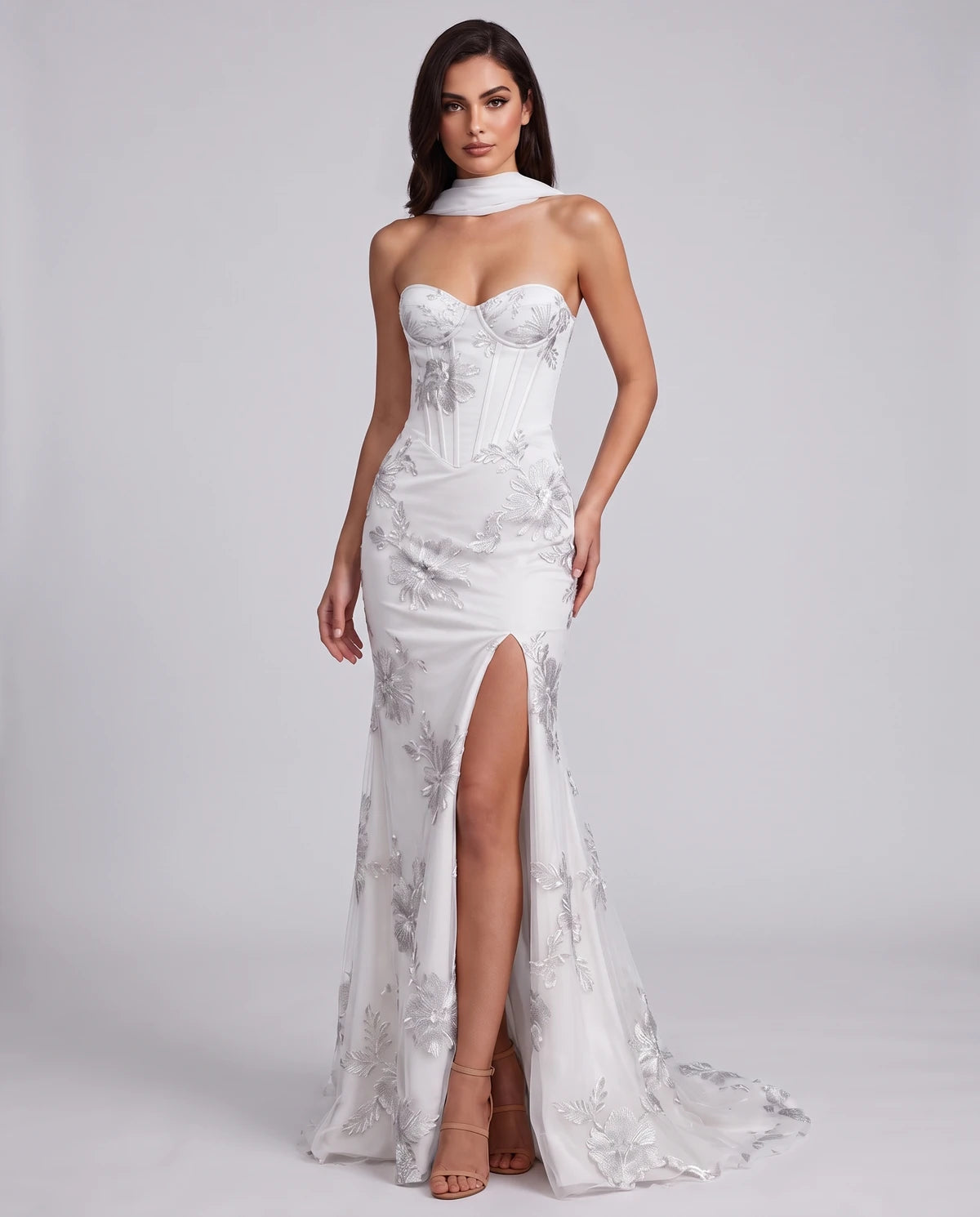 Eulalie Maxi Dresses — White