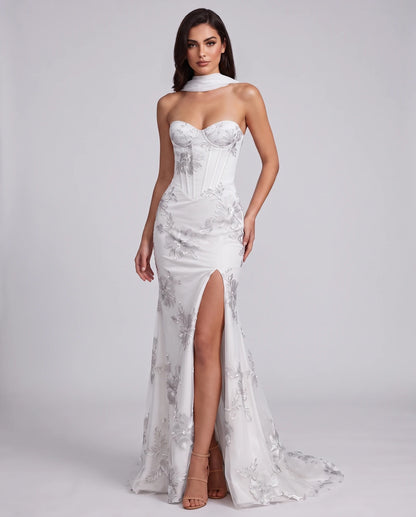 Eulalie Maxi Dresses — White