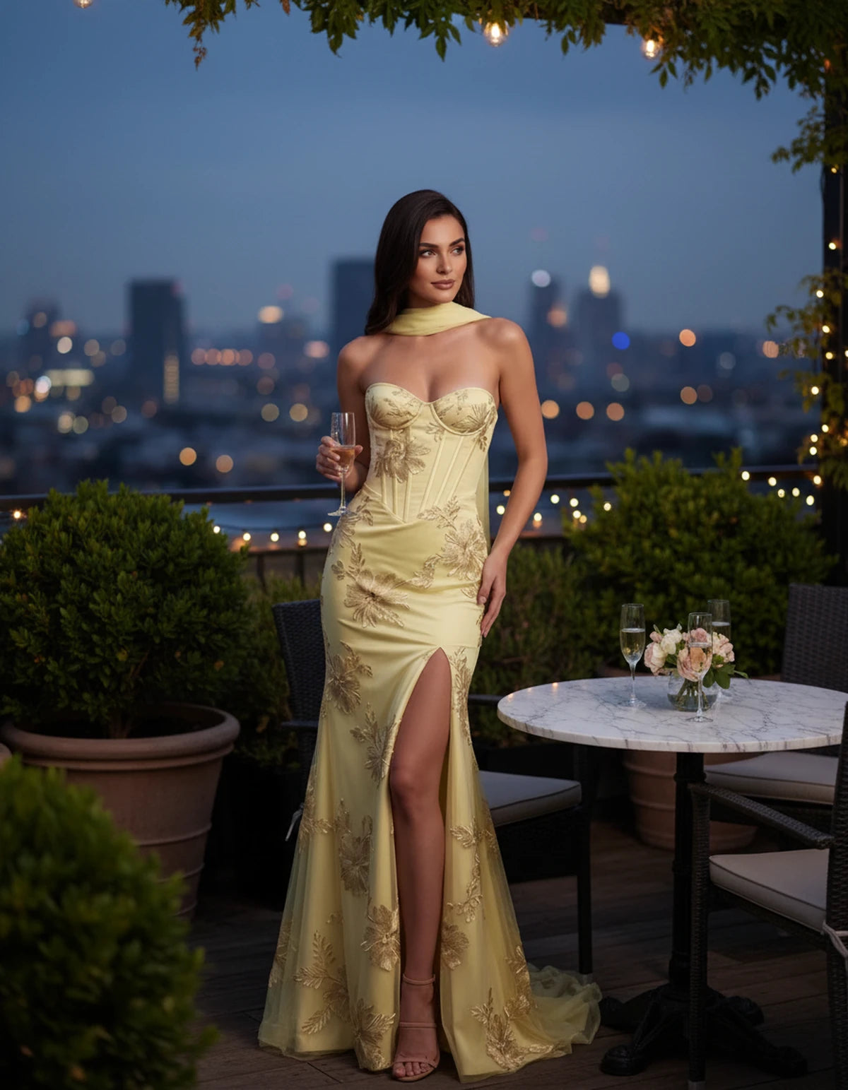 Eulalie Maxi Dresses — Yellow | SKU: RB-cd0769-yellow-2,RB-cd0769-yellow-4,RB-cd0769-yellow-6,RB-cd0769-yellow-8,RB-cd0769-yellow-10,RB-cd0769-yellow-12,RB-cd0769-yellow-14,RB-cd0769-yellow-16,RB-cd0769-yellow-16W,RB-cd0769-yellow-18W,RB-cd0769-yellow-20W,RB-cd0769-yellow-22W