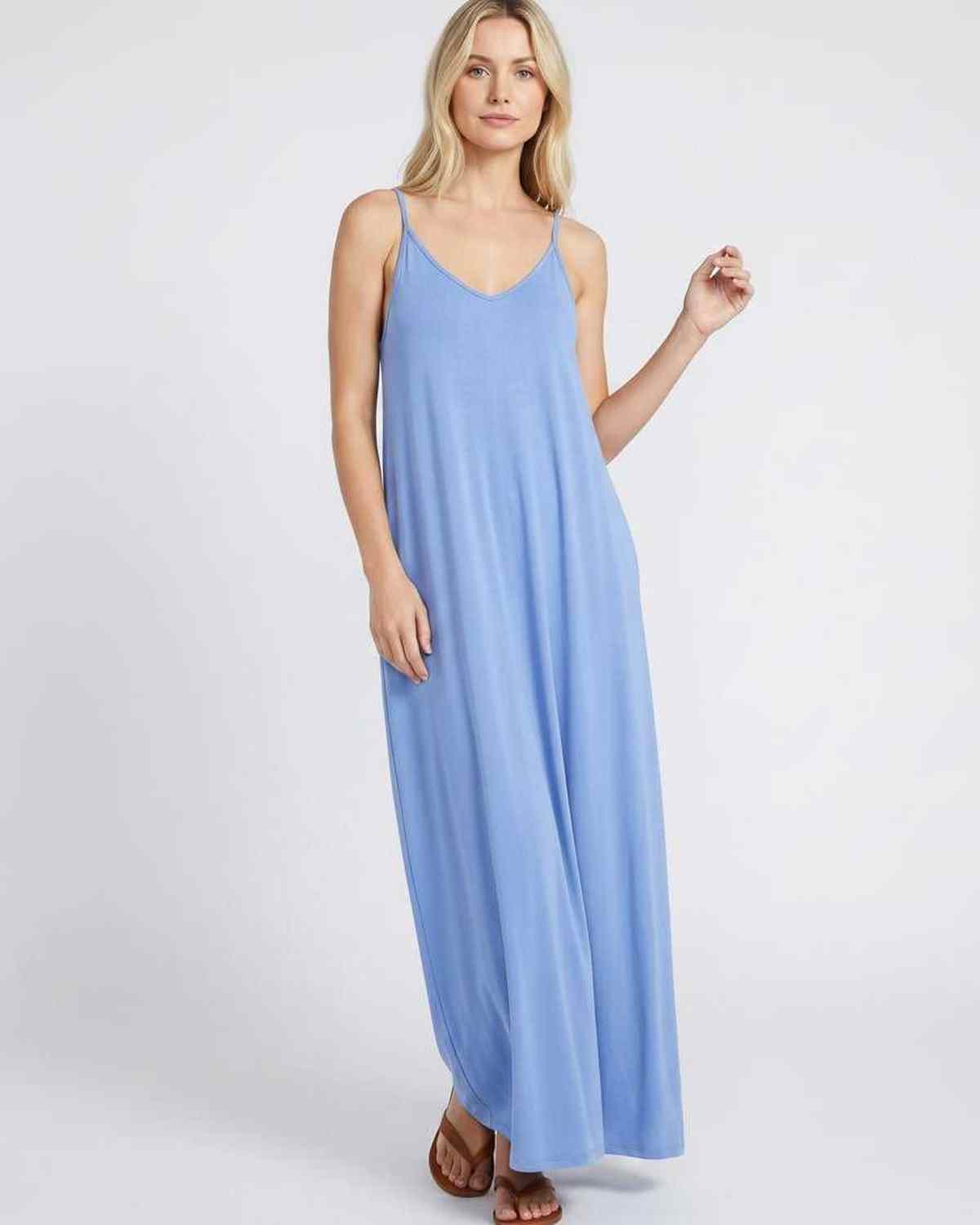 Ramblion Eva maxi dress — v-neck neckline · styled view 11 · styled for prom season