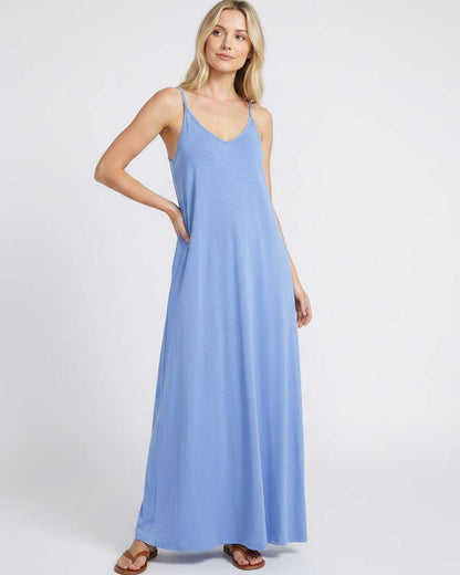 Ramblion Eva maxi dress — v-neck neckline · styled view 12 · styled for prom season