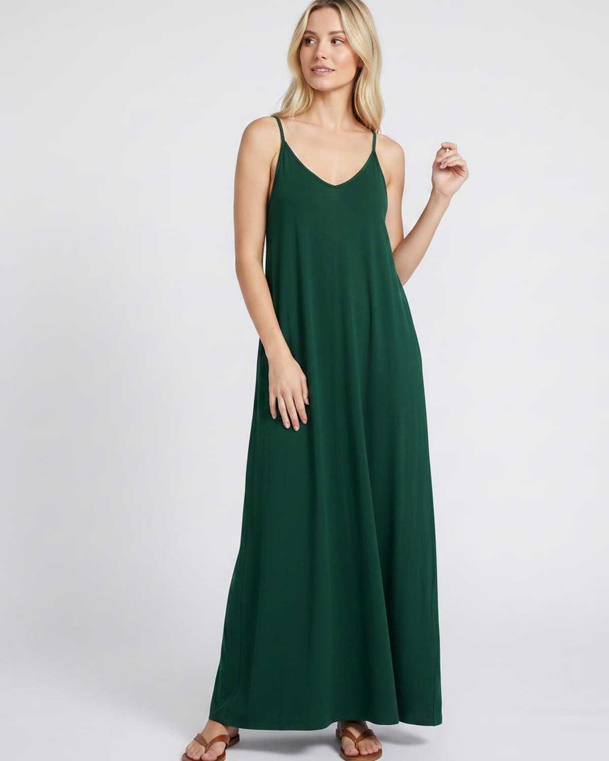 Ramblion Eva maxi dress — v-neck neckline · styled view 20 · styled for prom season