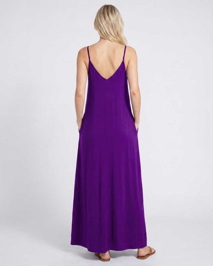 Ramblion Eva maxi dress — v-neck neckline · styled view 30 · styled for prom season