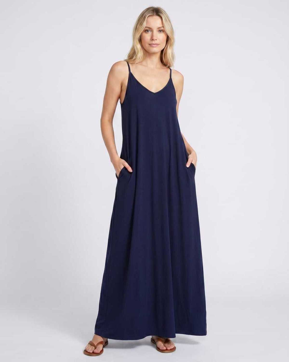 Ramblion Eva maxi dress — v-neck neckline · styled view 36 · styled for prom season