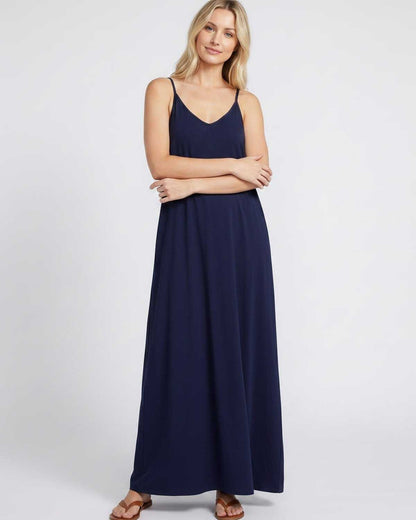 Ramblion Eva maxi dress — v-neck neckline · styled view 38 · styled for prom season