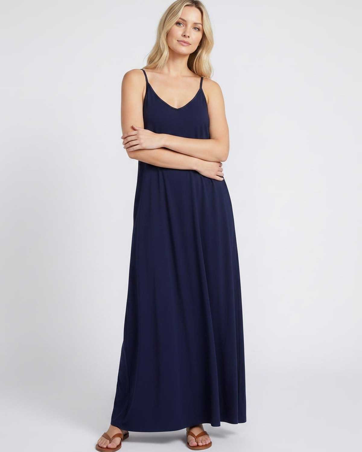 Ramblion Eva maxi dress — v-neck neckline · styled view 40 · styled for prom season