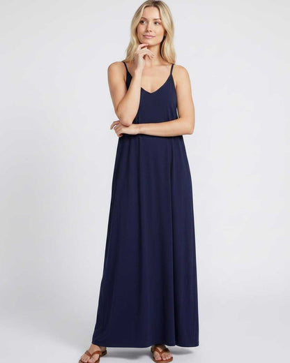 Ramblion Eva maxi dress — v-neck neckline · styled view 41 · styled for prom season