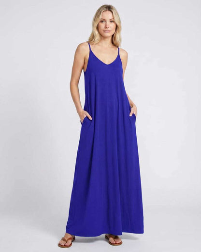 Ramblion Eva maxi dress — v-neck neckline · styled view 50 · styled for prom season