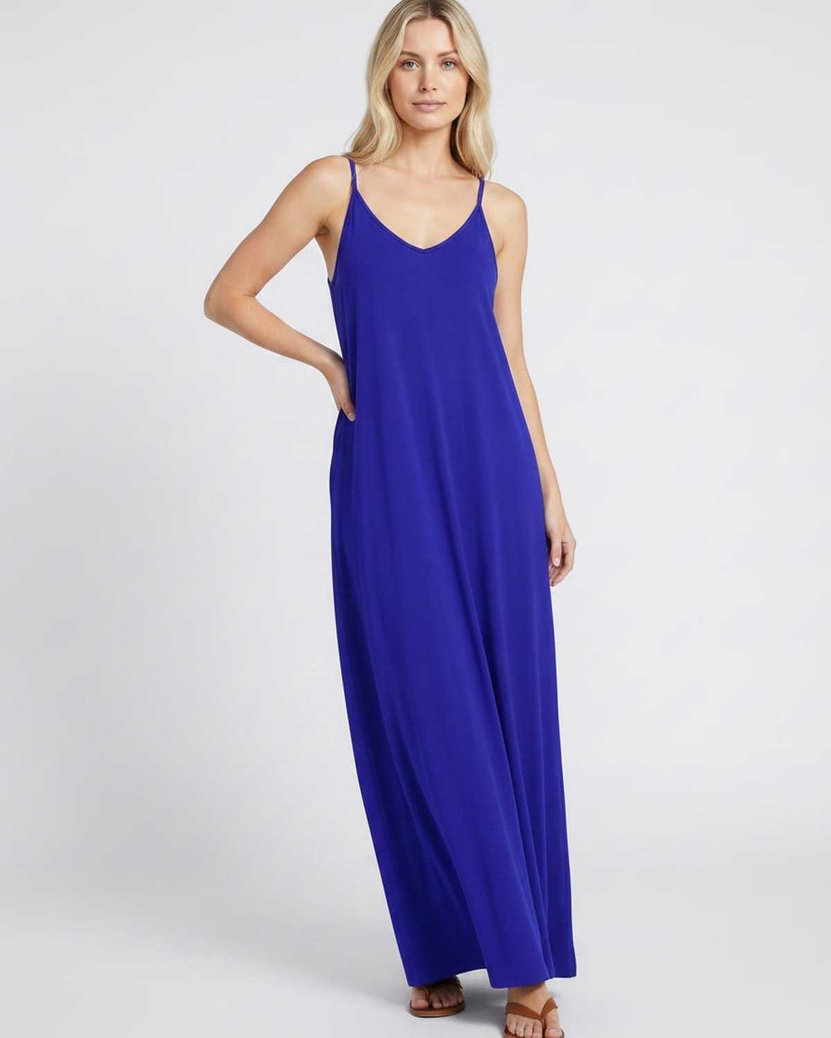 Ramblion Eva maxi dress — v-neck neckline · styled view 52 · styled for prom season