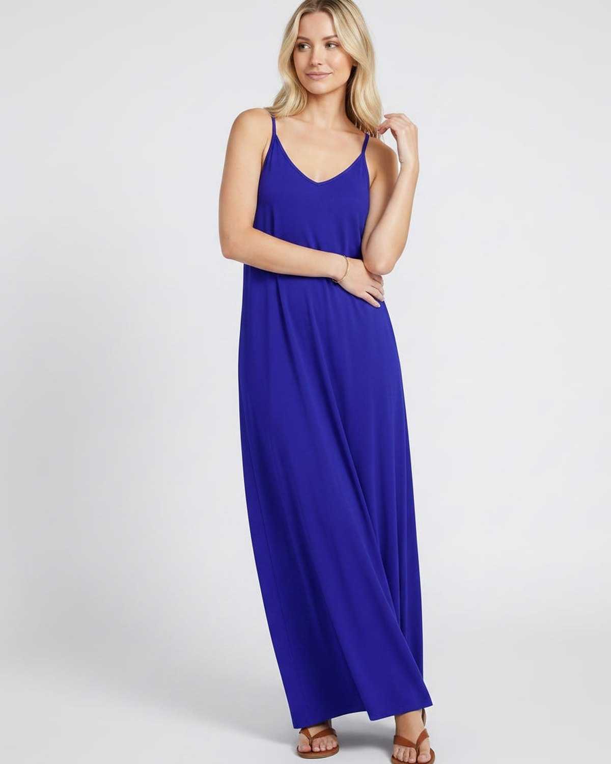 Ramblion Eva maxi dress — v-neck neckline · styled view 55 · styled for prom season