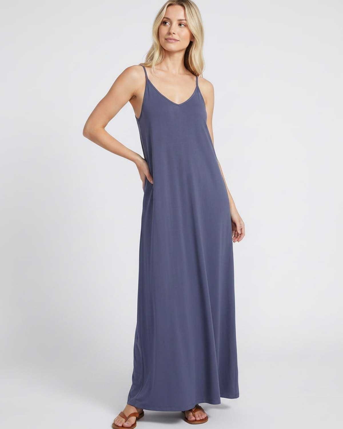 Ramblion Eva maxi dress — v-neck neckline · styled view 60 · styled for prom season