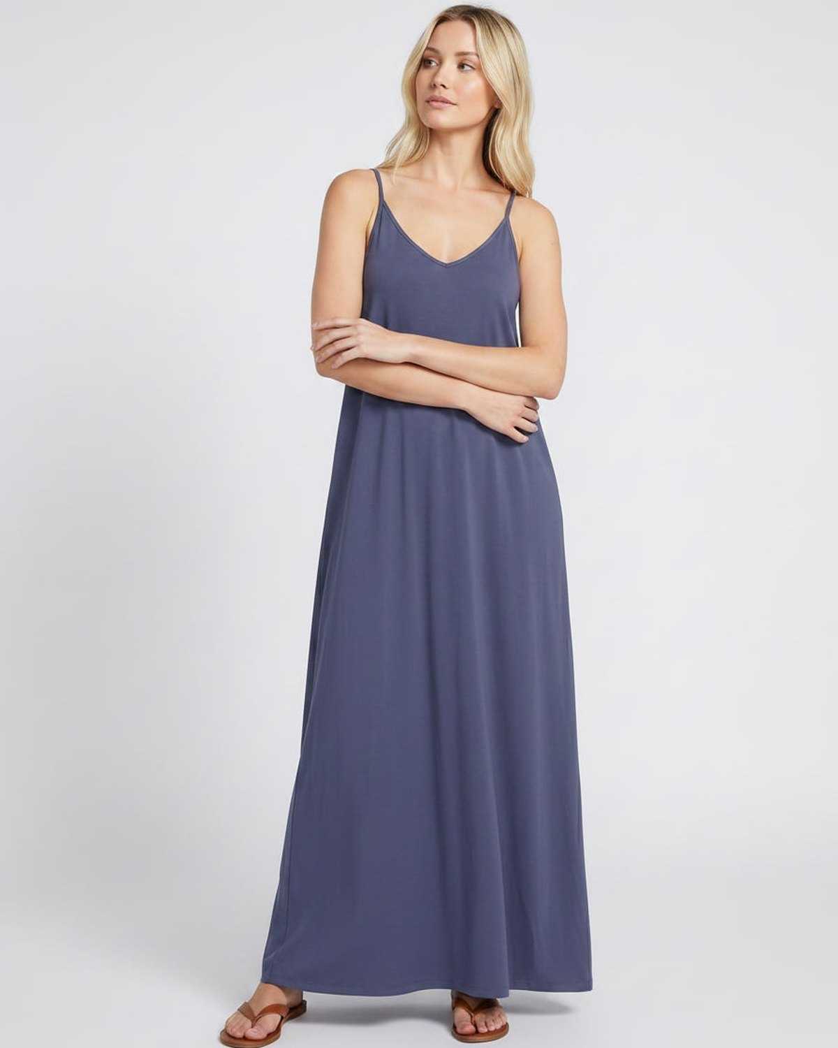 Ramblion Eva maxi dress — v-neck neckline · styled view 61 · styled for prom season