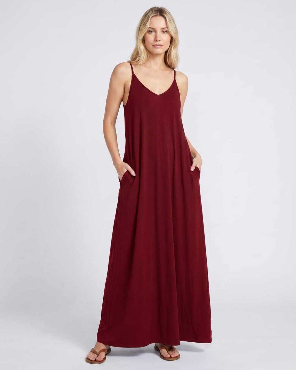 Ramblion Eva maxi dress — v-neck neckline · styled view 64 · styled for prom season