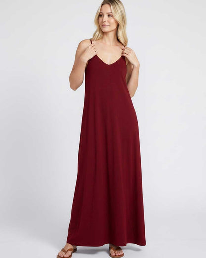 Ramblion Eva maxi dress — v-neck neckline · styled view 67 · styled for prom season