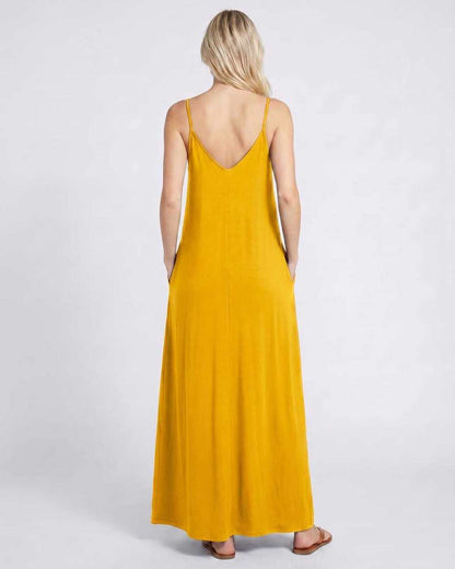 Ramblion Eva maxi dress — v-neck neckline · styled view 74 · styled for prom season