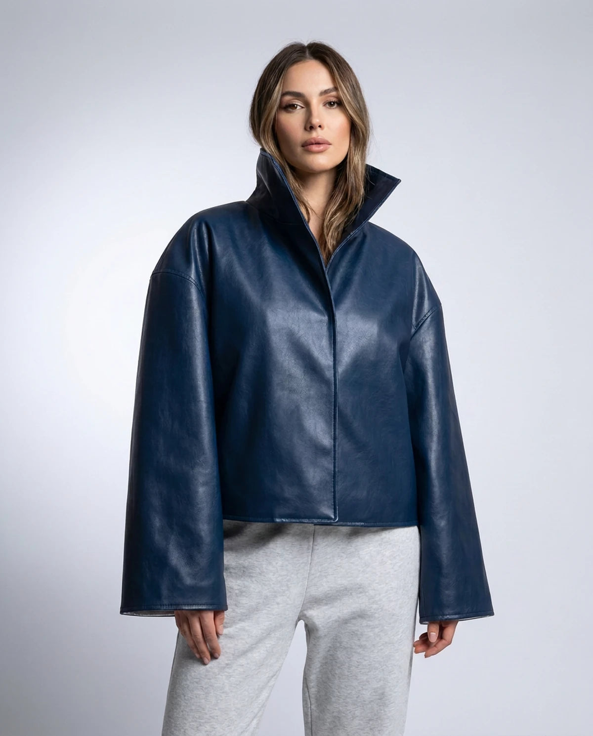 Evadne Jackets — Blue