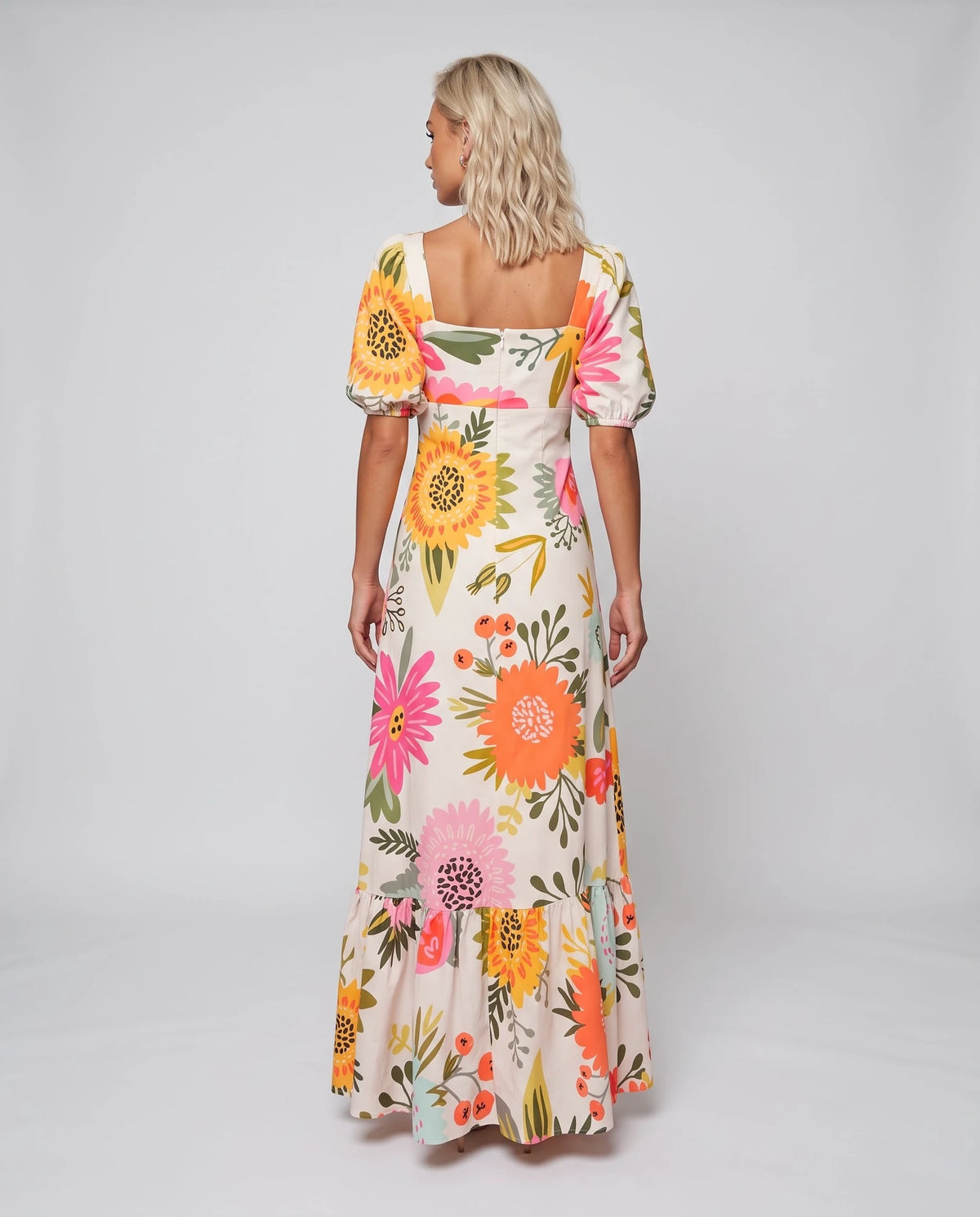Evanthia Maxi Dresses — Orange | SKU: RB-3dccb4-orange-XS,RB-3dccb4-orange-S,RB-3dccb4-orange-M,RB-3dccb4-orange-L,RB-3dccb4-orange-XL,RB-3dccb4-orange-2XL