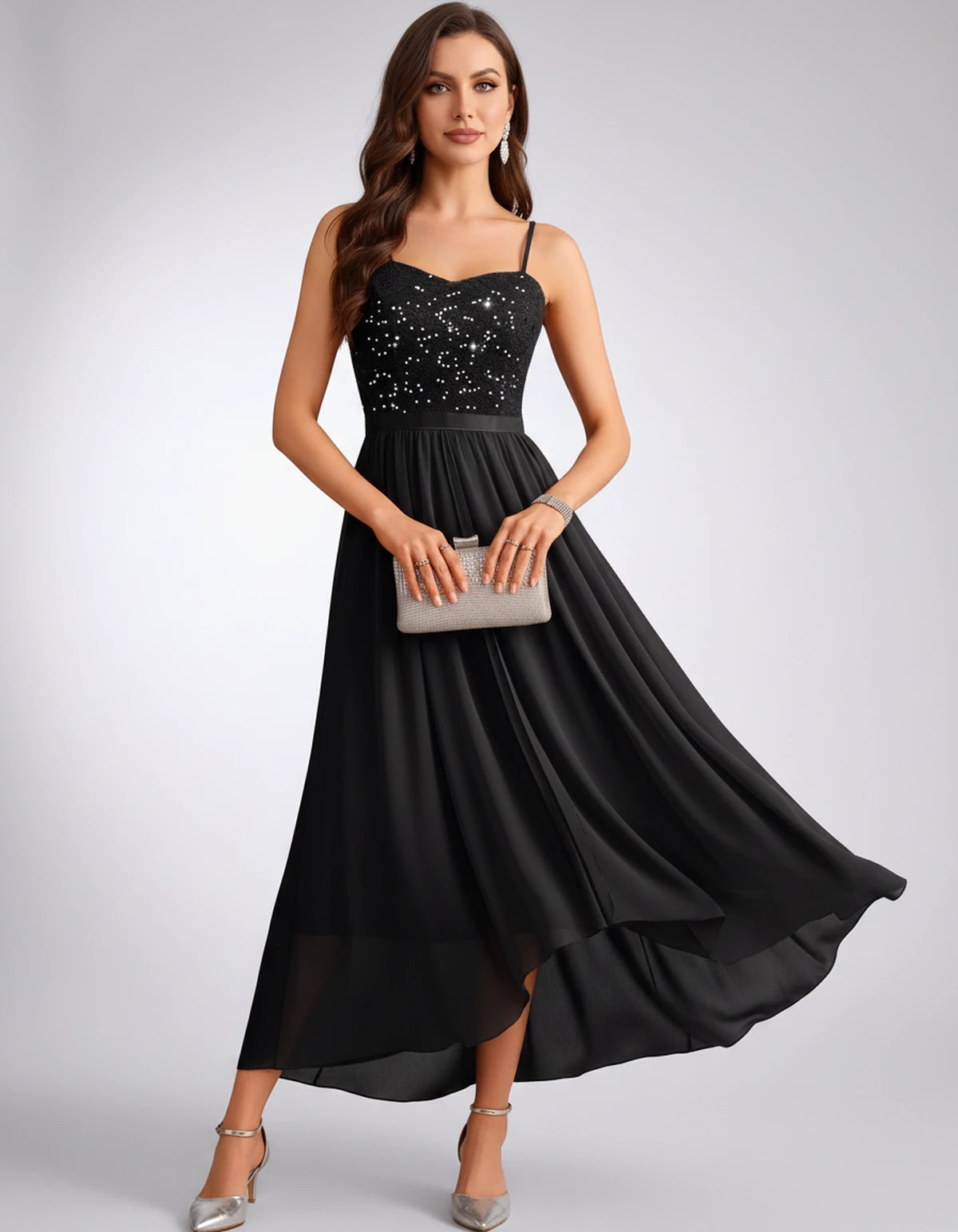 Fenella Maxi Dresses — Sequin Black | SKU: RB-9d0d36-sequinbe-2,RB-9d0d36-sequinbe-4,RB-9d0d36-sequinbe-6,RB-9d0d36-sequinbe-8,RB-9d0d36-sequinbe-10,RB-9d0d36-sequinbe-12,RB-9d0d36-sequinbe-14,RB-9d0d36-sequinbe-16,RB-9d0d36-sequinbe-16W,RB-9d0d36-sequinbe-18W,RB-9d0d36-sequinbe-20W,RB-9d0d36-sequinbe-22W