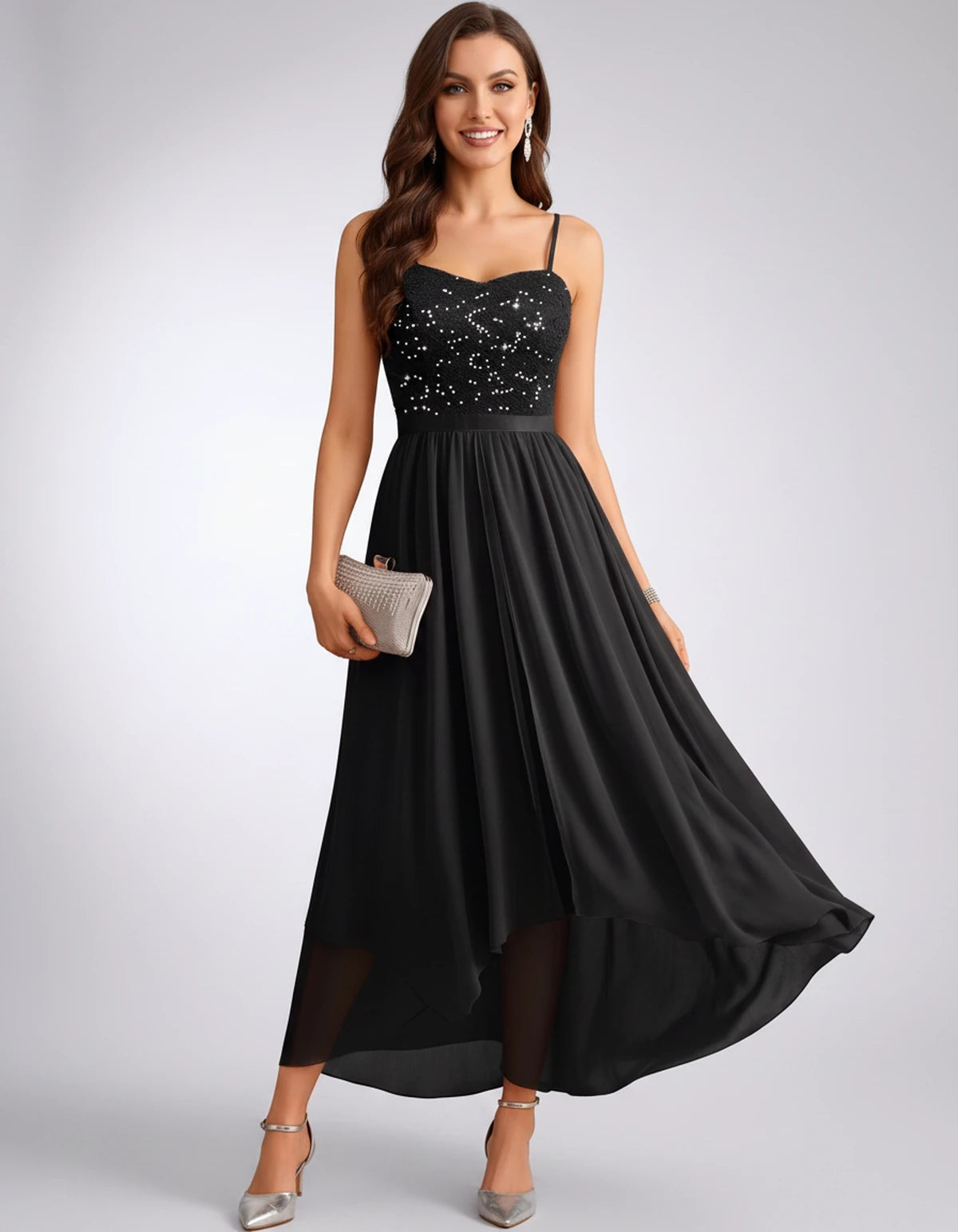 Fenella Maxi Dresses — Sequin Black | SKU: RB-9d0d36-sequinbe-2,RB-9d0d36-sequinbe-4,RB-9d0d36-sequinbe-6,RB-9d0d36-sequinbe-8,RB-9d0d36-sequinbe-10,RB-9d0d36-sequinbe-12,RB-9d0d36-sequinbe-14,RB-9d0d36-sequinbe-16,RB-9d0d36-sequinbe-16W,RB-9d0d36-sequinbe-18W,RB-9d0d36-sequinbe-20W,RB-9d0d36-sequinbe-22W
