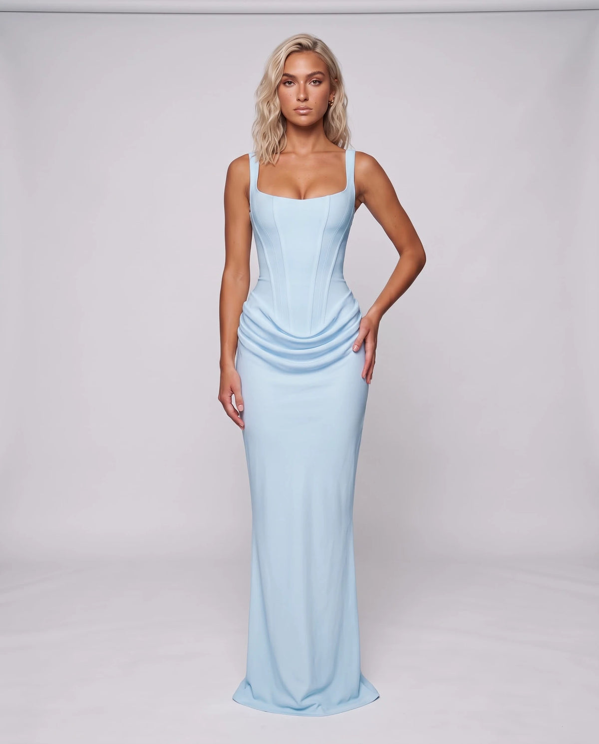 Fennelle Maxi Dresses — Blue | SKU: RB-aee9d2-blue-XS,RB-aee9d2-blue-S,RB-aee9d2-blue-M,RB-aee9d2-blue-L