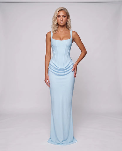 Fennelle Maxi Dresses — Blue | SKU: RB-aee9d2-blue-XS,RB-aee9d2-blue-S,RB-aee9d2-blue-M,RB-aee9d2-blue-L