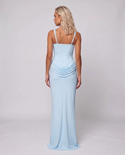 Fennelle Maxi Dresses — Blue | SKU: RB-aee9d2-blue-XS,RB-aee9d2-blue-S,RB-aee9d2-blue-M,RB-aee9d2-blue-L