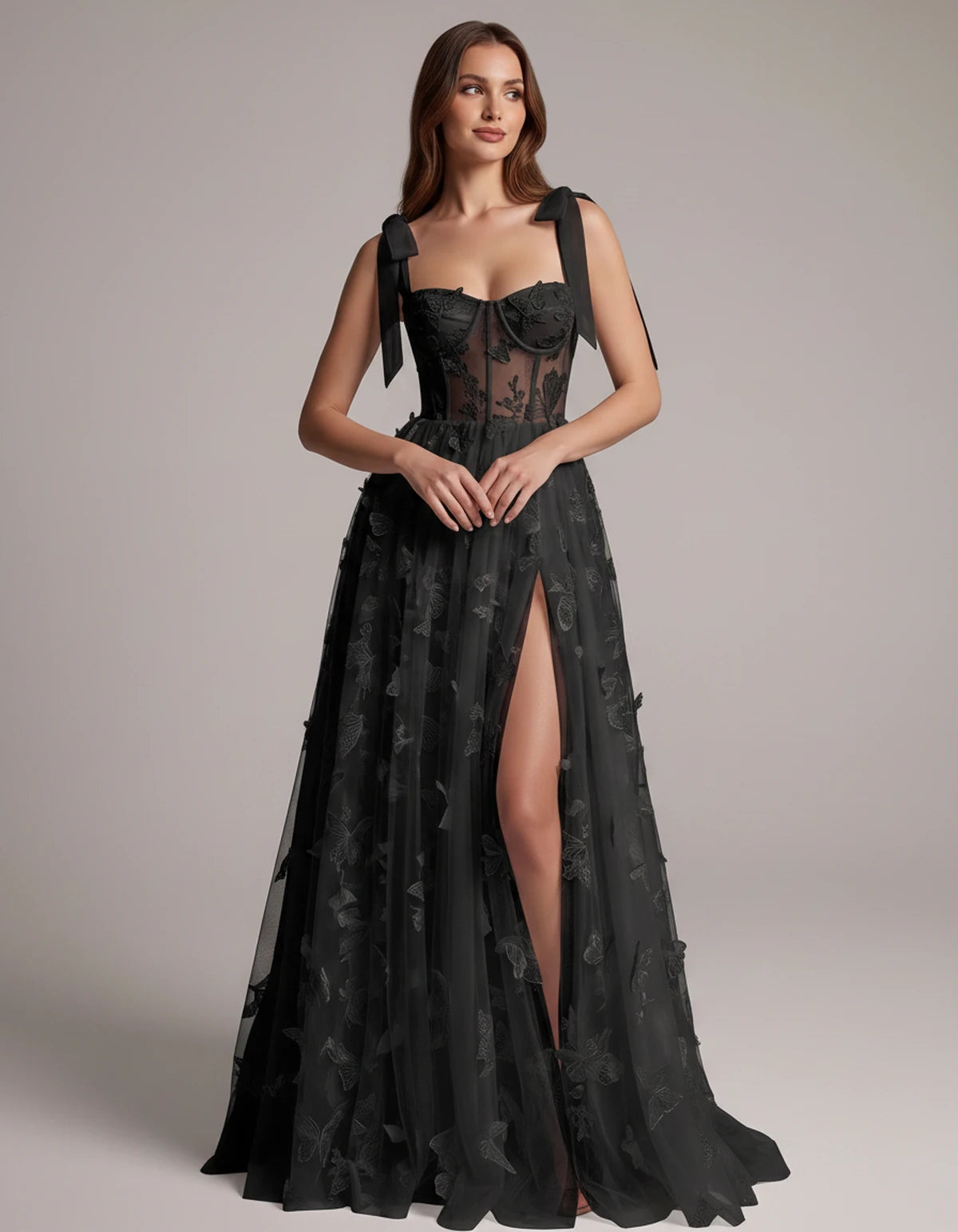 Fialka Maxi Dresses — Black | SKU: RB-2aa74f-black-2,RB-2aa74f-black-4,RB-2aa74f-black-6,RB-2aa74f-black-8,RB-2aa74f-black-10,RB-2aa74f-black-12,RB-2aa74f-black-14,RB-2aa74f-black-16,RB-2aa74f-black-16W,RB-2aa74f-black-18W,RB-2aa74f-black-20W,RB-2aa74f-black-22W