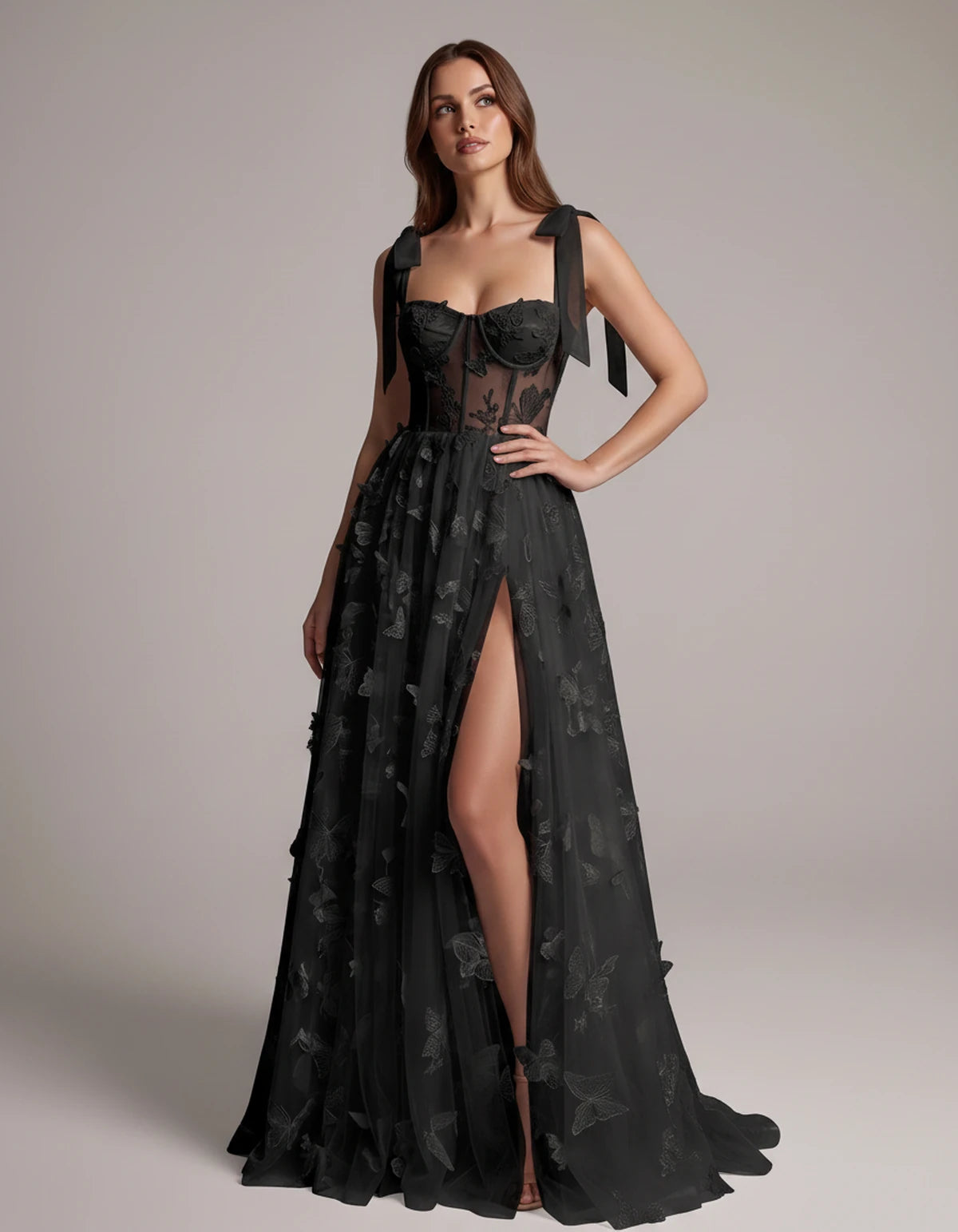 Fialka Maxi Dresses — Black | SKU: RB-2aa74f-black-2,RB-2aa74f-black-4,RB-2aa74f-black-6,RB-2aa74f-black-8,RB-2aa74f-black-10,RB-2aa74f-black-12,RB-2aa74f-black-14,RB-2aa74f-black-16,RB-2aa74f-black-16W,RB-2aa74f-black-18W,RB-2aa74f-black-20W,RB-2aa74f-black-22W