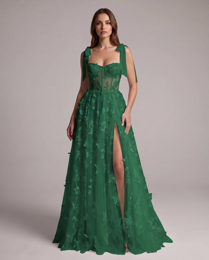 Fialka Maxi Dresses — Emerald