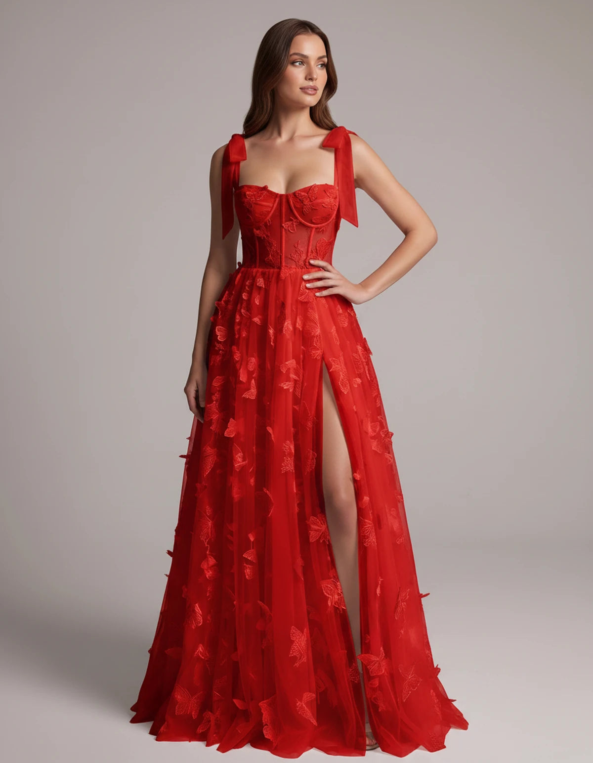 Fialka Maxi Dresses — Red | SKU: RB-2aa74f-red-2,RB-2aa74f-red-4,RB-2aa74f-red-6,RB-2aa74f-red-8,RB-2aa74f-red-10,RB-2aa74f-red-12,RB-2aa74f-red-14,RB-2aa74f-red-16,RB-2aa74f-red-16W,RB-2aa74f-red-18W,RB-2aa74f-red-20W,RB-2aa74f-red-22W