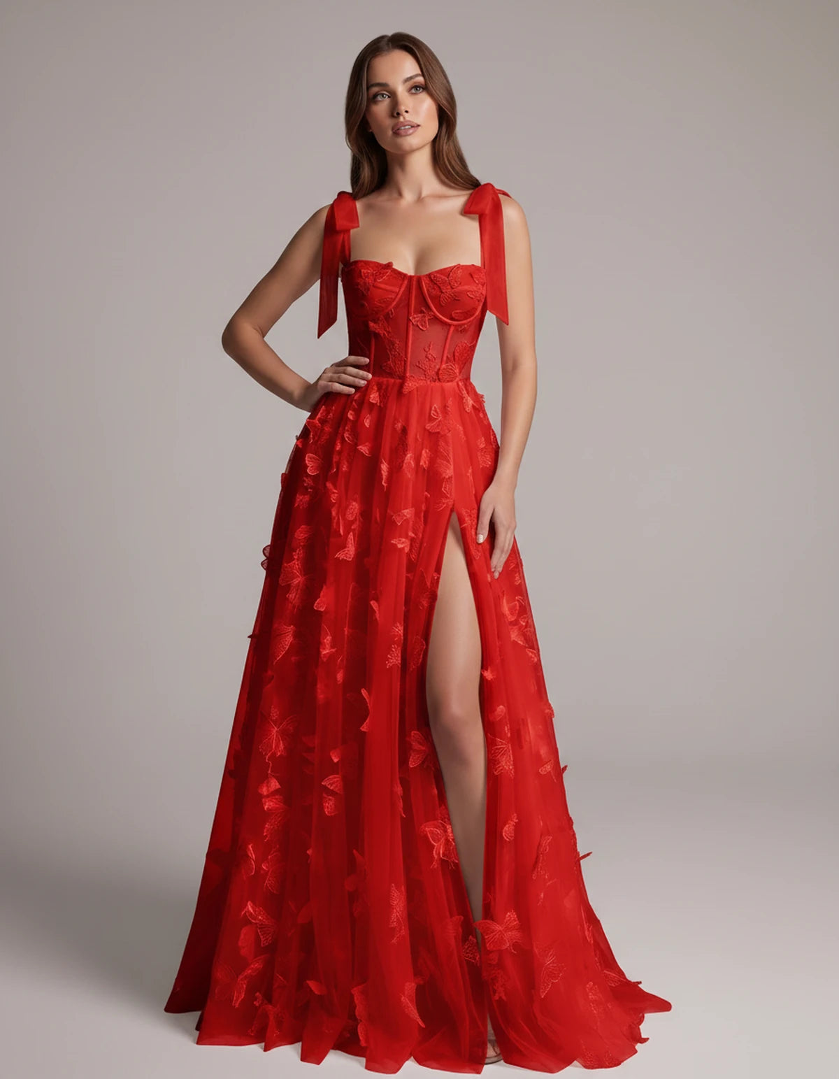 Fialka Maxi Dresses — Red | SKU: RB-2aa74f-red-2,RB-2aa74f-red-4,RB-2aa74f-red-6,RB-2aa74f-red-8,RB-2aa74f-red-10,RB-2aa74f-red-12,RB-2aa74f-red-14,RB-2aa74f-red-16,RB-2aa74f-red-16W,RB-2aa74f-red-18W,RB-2aa74f-red-20W,RB-2aa74f-red-22W