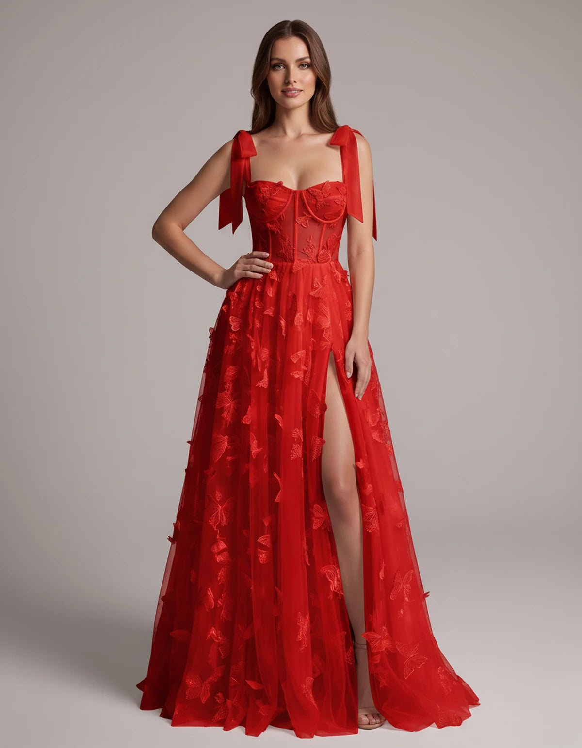 Fialka Maxi Dresses — Red | SKU: RB-2aa74f-red-2,RB-2aa74f-red-4,RB-2aa74f-red-6,RB-2aa74f-red-8,RB-2aa74f-red-10,RB-2aa74f-red-12,RB-2aa74f-red-14,RB-2aa74f-red-16,RB-2aa74f-red-16W,RB-2aa74f-red-18W,RB-2aa74f-red-20W,RB-2aa74f-red-22W
