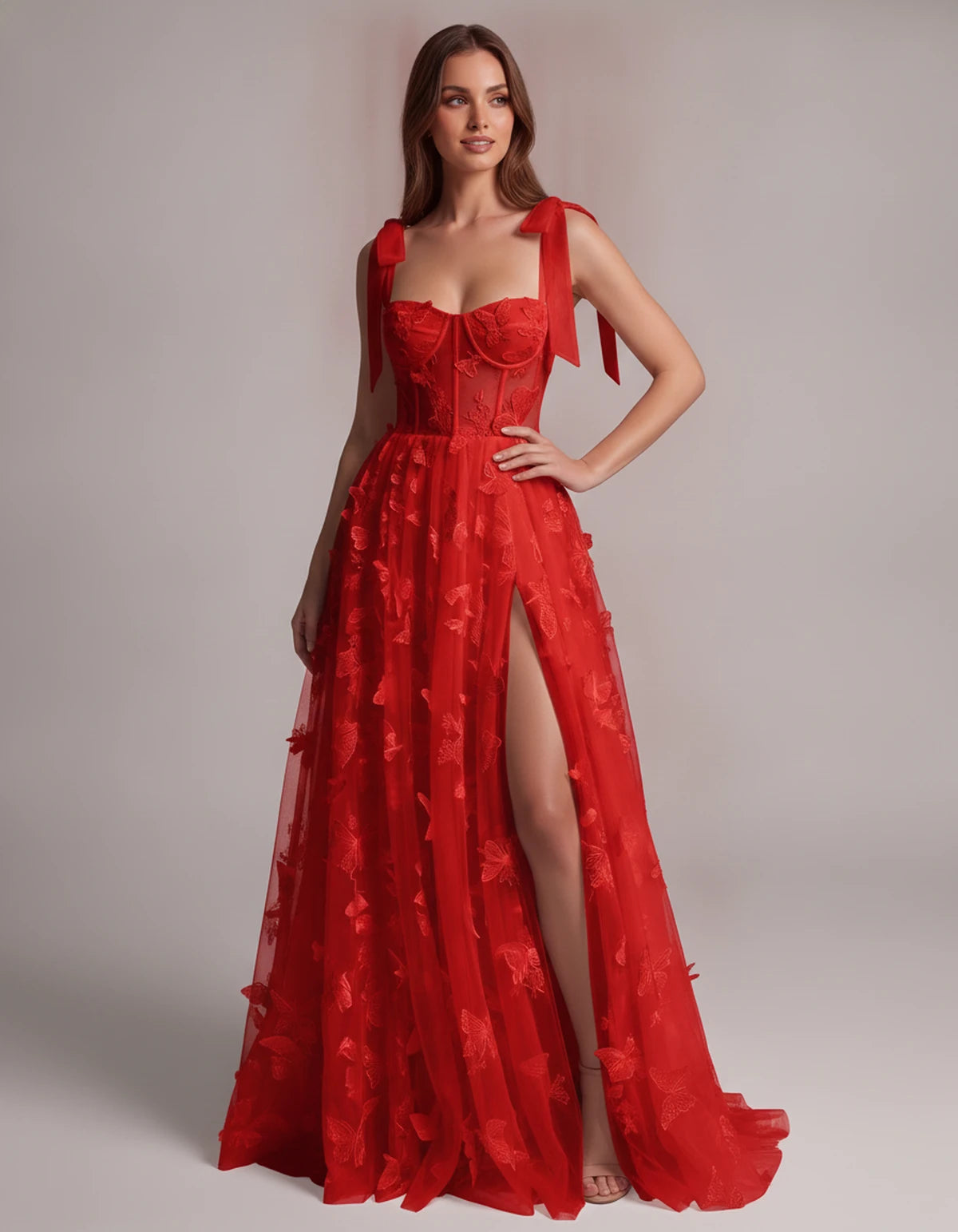 Fialka Maxi Dresses — Red | SKU: RB-2aa74f-red-2,RB-2aa74f-red-4,RB-2aa74f-red-6,RB-2aa74f-red-8,RB-2aa74f-red-10,RB-2aa74f-red-12,RB-2aa74f-red-14,RB-2aa74f-red-16,RB-2aa74f-red-16W,RB-2aa74f-red-18W,RB-2aa74f-red-20W,RB-2aa74f-red-22W