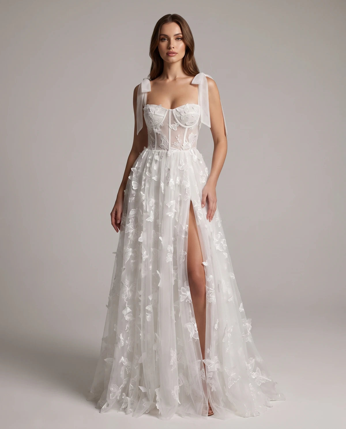 Fialka Maxi Dresses — White