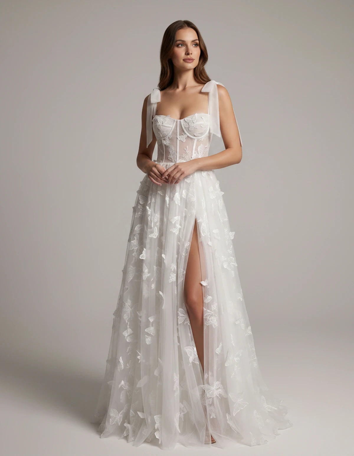 Fialka Maxi Dresses — White | SKU: RB-2aa74f-white-2,RB-2aa74f-white-4,RB-2aa74f-white-6,RB-2aa74f-white-8,RB-2aa74f-white-10,RB-2aa74f-white-12,RB-2aa74f-white-14,RB-2aa74f-white-16,RB-2aa74f-white-16W,RB-2aa74f-white-18W,RB-2aa74f-white-20W,RB-2aa74f-white-22W