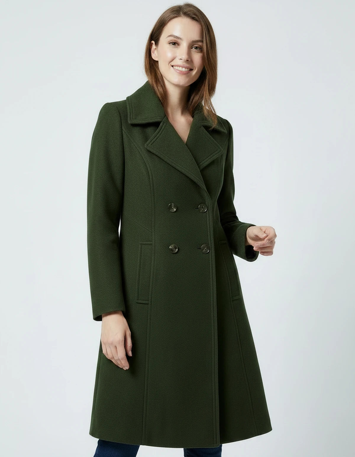 Fiammetta Jackets — Army Green | SKU: RB-a03539-armygre1-XS,RB-a03539-armygre1-S,RB-a03539-armygre1-M,RB-a03539-armygre1-L,RB-a03539-armygre1-XL,RB-a03539-armygre1-2XL