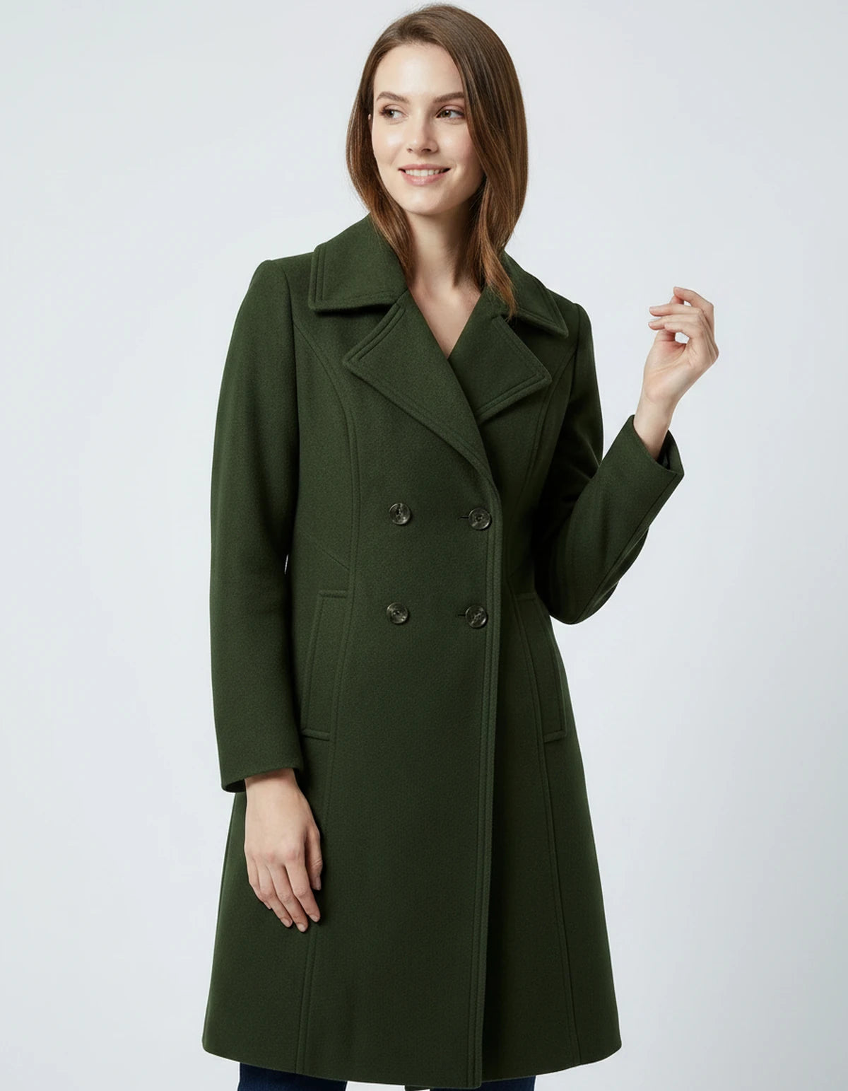 Fiammetta Jackets — Army Green | SKU: RB-a03539-armygre1-XS,RB-a03539-armygre1-S,RB-a03539-armygre1-M,RB-a03539-armygre1-L,RB-a03539-armygre1-XL,RB-a03539-armygre1-2XL