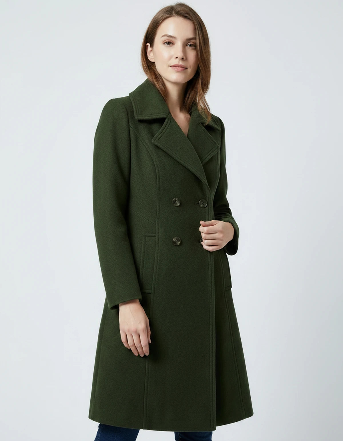 Fiammetta Jackets — Army Green | SKU: RB-a03539-armygre1-XS,RB-a03539-armygre1-S,RB-a03539-armygre1-M,RB-a03539-armygre1-L,RB-a03539-armygre1-XL,RB-a03539-armygre1-2XL
