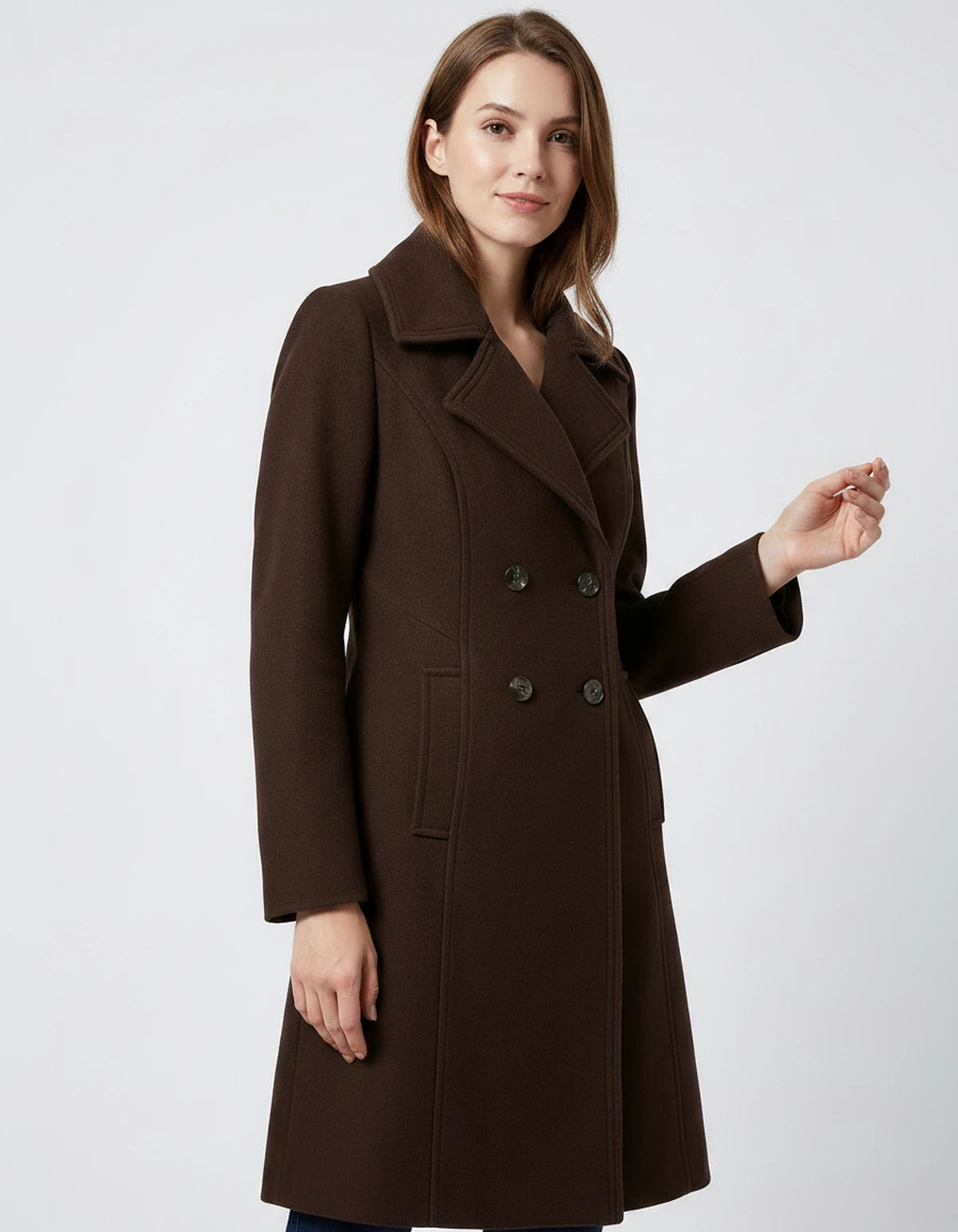 Fiammetta Jackets — Coffee | SKU: RB-a03539-coffee-XS,RB-a03539-coffee-S,RB-a03539-coffee-M,RB-a03539-coffee-L,RB-a03539-coffee-XL,RB-a03539-coffee-2XL