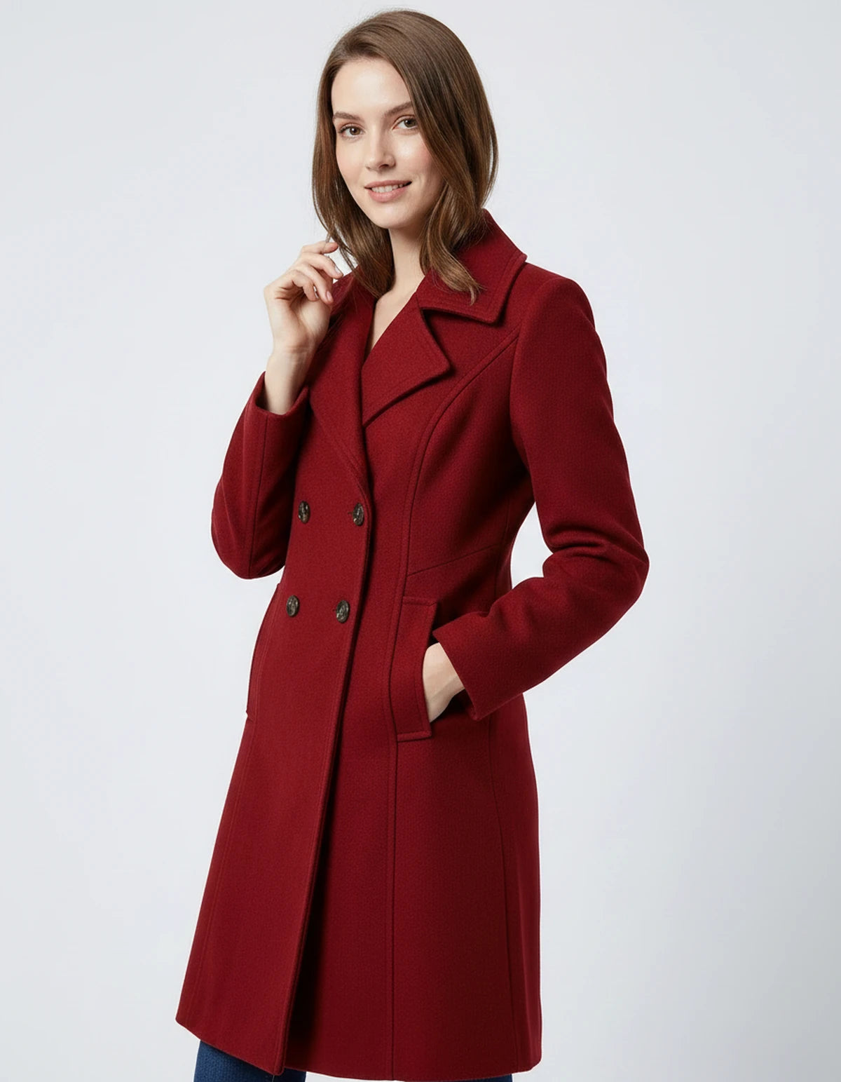 Fiammetta Jackets — Red | SKU: RB-a03539-red-XS,RB-a03539-red-S,RB-a03539-red-M,RB-a03539-red-L,RB-a03539-red-XL,RB-a03539-red-2XL
